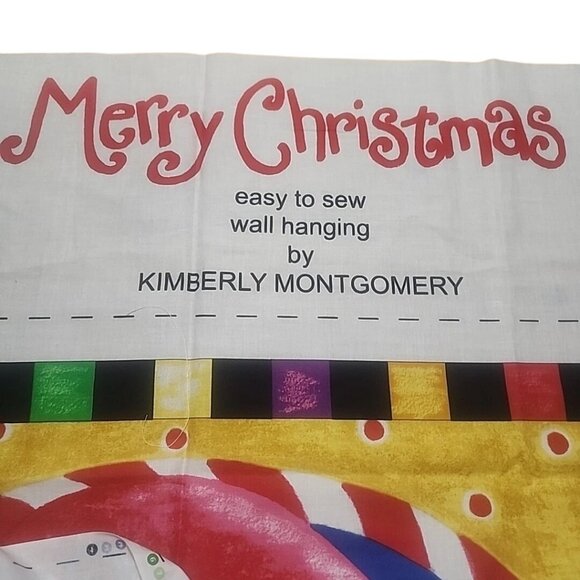 Merry Christmas Easy To Sew Wall Hanging By Kimberly Montgomery Craft Panel DIY - Picture 7 of 9